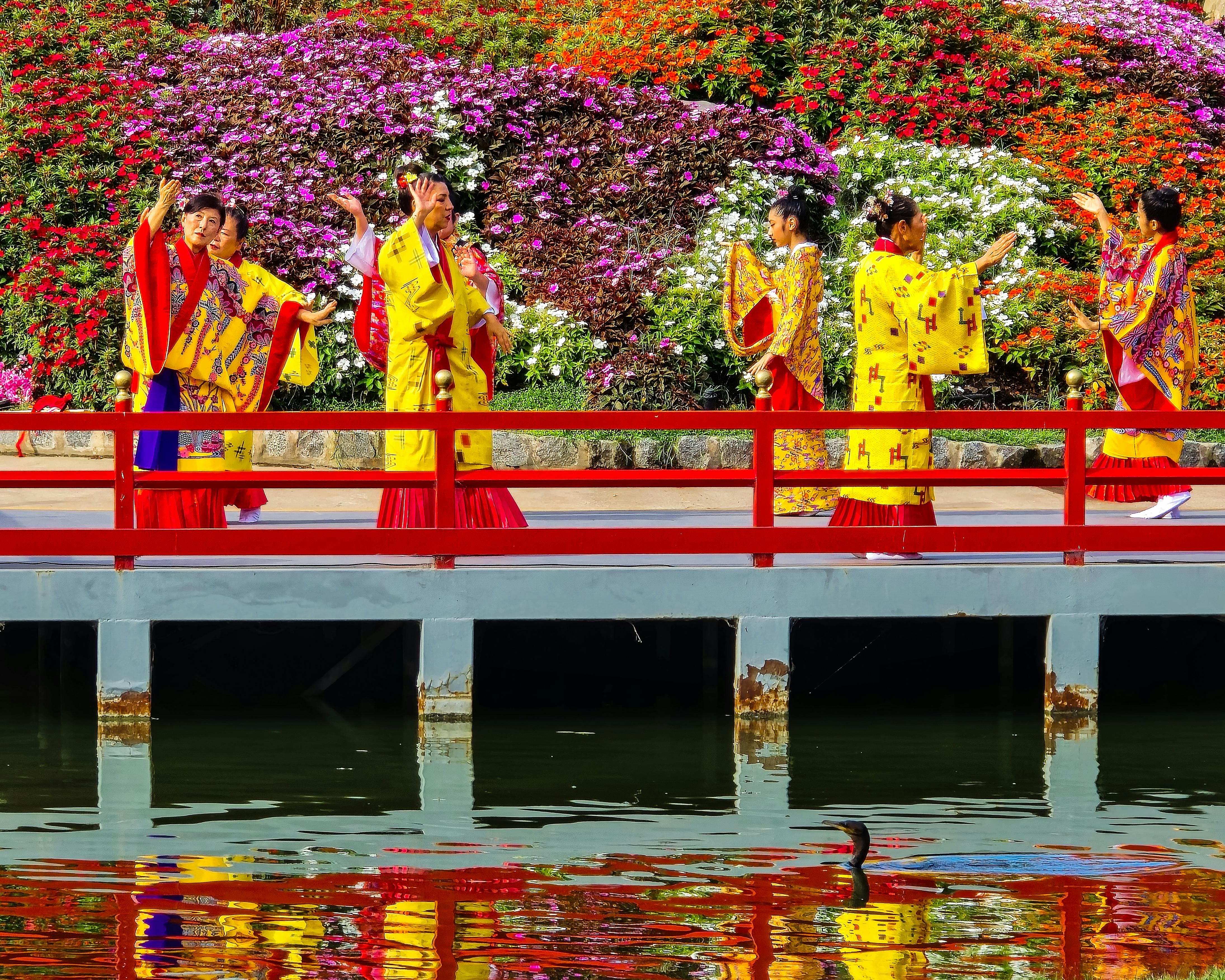 Japanese tea ceremony with matcha